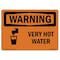 Signmission OSHA WARNING Sign, Very Hot Water, 14in X 10in Decal, 14" W, 10" H, Landscape, OS-WS-D-1014-L-12448 OS-WS-D-1014-L-12448 - alternate 1